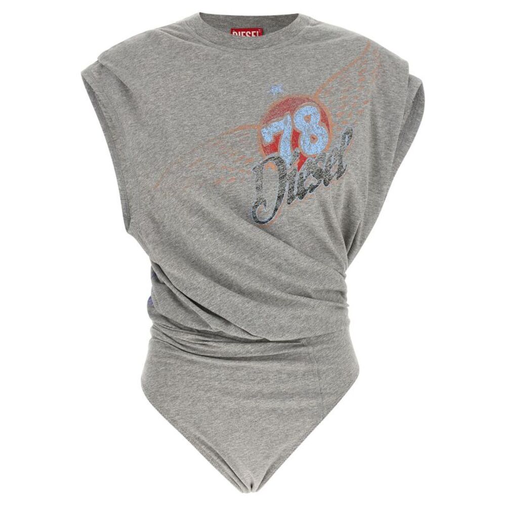 Diesel Gray Cotton Women's Bodysuit